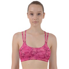 Beauty Pink Rose Detail Photo Line Them Up Sports Bra by dflcprintsclothing