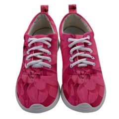 Beauty Pink Rose Detail Photo Athletic Shoes by dflcprintsclothing