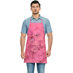 Beauty Pink Rose Detail Photo Kitchen Apron by dflcprintsclothing