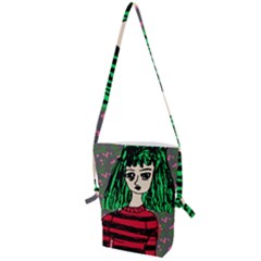 Freddy Girl Wall Grey Folding Shoulder Bag by snowwhitegirl