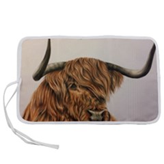 Highland Cow  Giclee Pen Storage Case (s)