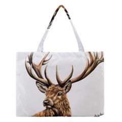 Stag Medium Tote Bag by ArtByThree