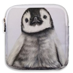 Penguin Chick Mini Square Pouch by ArtByThree