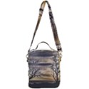 Coastal Sunset Scene At Montevideo City, Uruguay Crossbody Day Bag View3