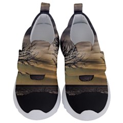 Coastal Sunset Scene At Montevideo City, Uruguay Kids  Velcro No Lace Shoes by dflcprintsclothing