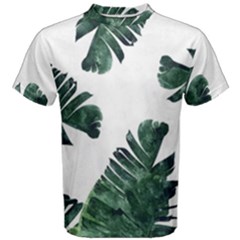 Green Banana Leaves Men s Cotton Tee