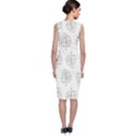 Doodle leaves Classic Sleeveless Midi Dress View2