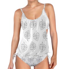 Doodle Leaves Tankini Set by goljakoff