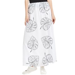 Fallen Leaves Maxi Chiffon Skirt