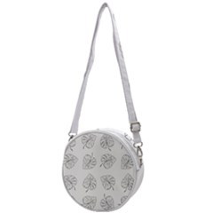 Fallen Leaves Crossbody Circle Bag by goljakoff