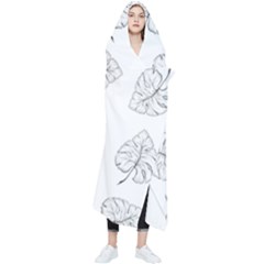 Fallen Leaves Wearable Blanket