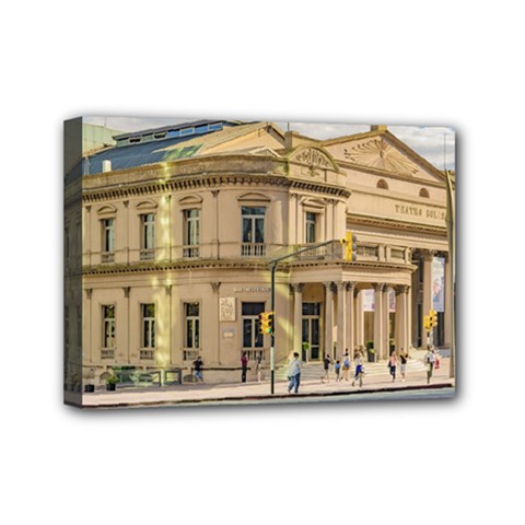 Solis Theater Exterior View, Montevideo, Uruguay Mini Canvas 7  X 5  (stretched)