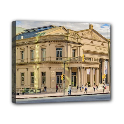 Solis Theater Exterior View, Montevideo, Uruguay Canvas 10  X 8  (stretched) by dflcprintsclothing