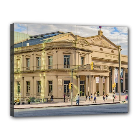 Solis Theater Exterior View, Montevideo, Uruguay Canvas 16  X 12  (stretched)