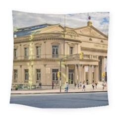 Solis Theater Exterior View, Montevideo, Uruguay Square Tapestry (large) by dflcprintsclothing