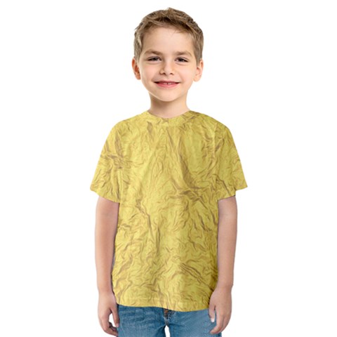 Gold Foil Kids  Sport Mesh Tee by CuteKingdom