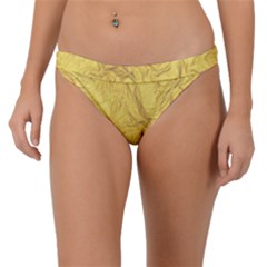 Gold Foil Band Bikini Bottom by CuteKingdom