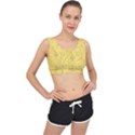 Gold Foil V-Back Sports Bra View1