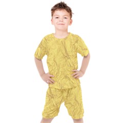 Gold Foil Kids  Tee And Shorts Set by CuteKingdom