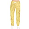 Gold Foil Women velvet Drawstring Pants View1