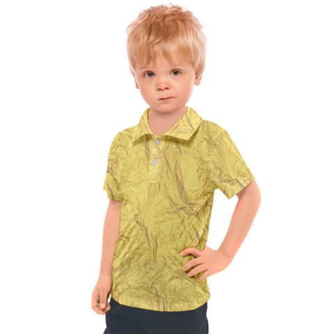 Gold Foil Kids  Polo Tee by CuteKingdom