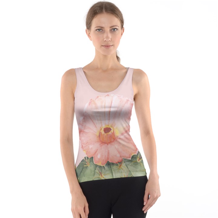 Rose cactus Tank Top