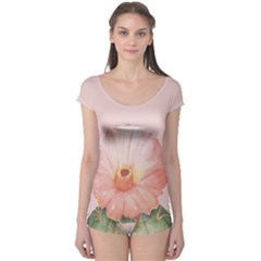 Rose Cactus Boyleg Leotard  by goljakoff