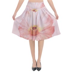 Rose Cactus Flared Midi Skirt by goljakoff