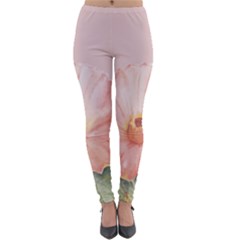 Rose Cactus Lightweight Velour Leggings by goljakoff