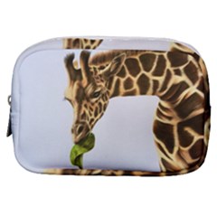 Giraffe Make Up Pouch (small) by ArtByThree