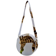 Giraffe Crossbody Circle Bag by ArtByThree