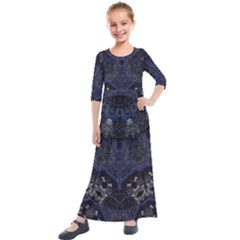 Four Hours  Kids  Quarter Sleeve Maxi Dress by MRNStudios