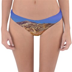 Colored Mountains Landscape, La Rioja, Argentina Reversible Hipster Bikini Bottoms by dflcprintsclothing