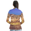 Colored Mountains Landscape, La Rioja, Argentina Drape Collar Cardigan View2