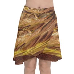 Colored Mountains Landscape, La Rioja, Argentina Chiffon Wrap Front Skirt by dflcprintsclothing