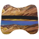 Colored Mountains Landscape, La Rioja, Argentina Head Support Cushion View2