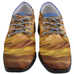 Colored Mountains Landscape, La Rioja, Argentina Women Heeled Oxford Shoes by dflcprintsclothing