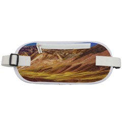 Colored Mountains Landscape, La Rioja, Argentina Rounded Waist Pouch by dflcprintsclothing