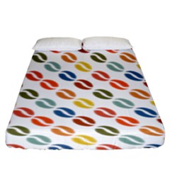 Coffee Fitted Sheet (king Size) by CuteKingdom