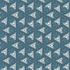 Blue Abstract Decorative Pattern  by FloraaplusDesign