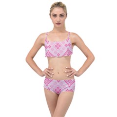 Sp 767-01 Layered Top Bikini Set