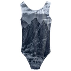 Andean Landscape At Brava Lagoon Reserve, La Rioja, Argentina Kids  Cut-out Back One Piece Swimsuit