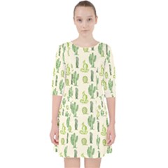 Cactus Pattern Pocket Dress by goljakoff