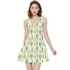 Cactus Pattern Inside Out Reversible Sleeveless Dress by goljakoff