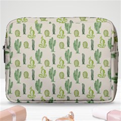 Cactus Pattern Make Up Pouch (large) by goljakoff