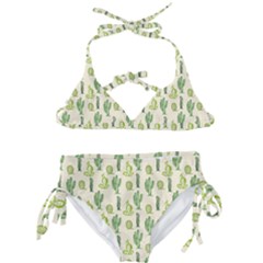 Cactus Pattern Kids  Classic Bikini Set by goljakoff