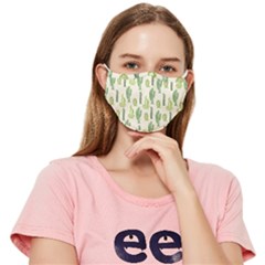 Cactus Pattern Fitted Cloth Face Mask (adult)