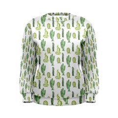 Cactus Pattern Women s Sweatshirt by goljakoff