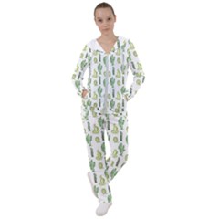 Cactus Pattern Women s Tracksuit by goljakoff