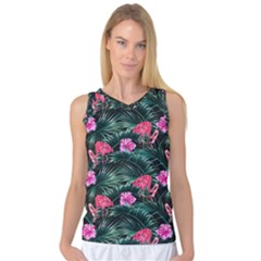 Pink Flamingo Women s Basketball Tank Top by goljakoff